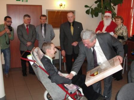 Spotkanie wigilijne z osobami niepełnosprawnymi w Urzędzie Gminy Sochaczew