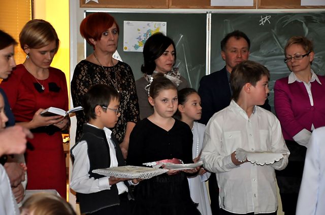 Wieczór Wigilijny w klasach 3a, 3b