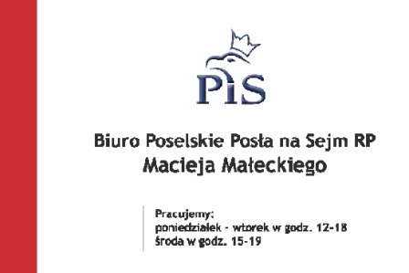 Biuro Poselskie Macieja Małeckiego