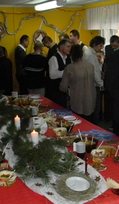 Spotkanie wigilijne w WTZ