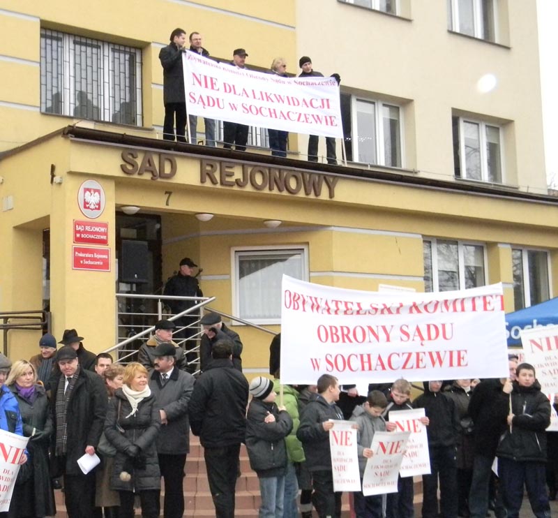 Powiedzieliśmy NIE likwidacji Sądu w Sochaczewie