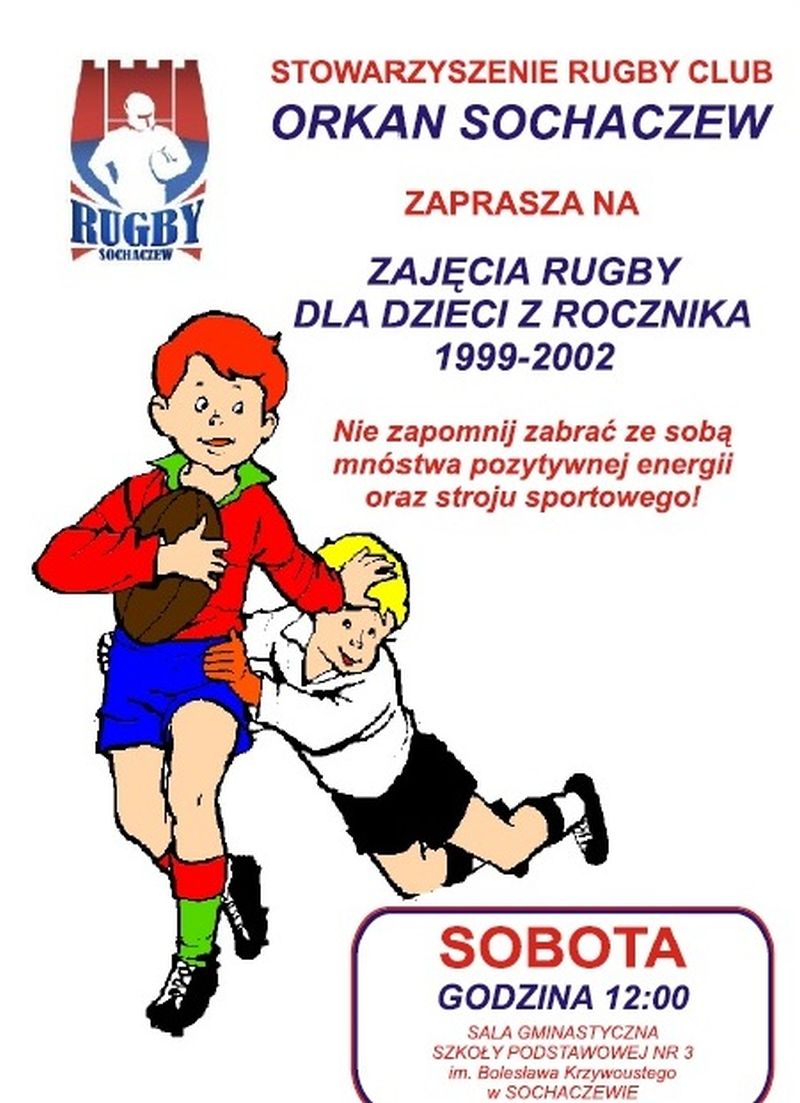 Trenuj z nami – Ty również możesz grać w rugby!