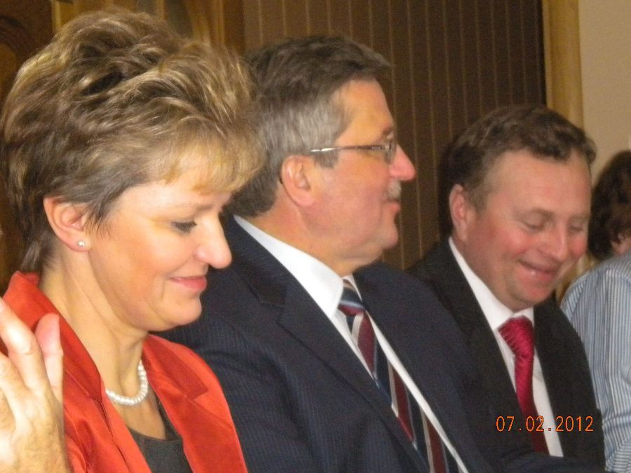 Wizyta Prezydenta Rzeczpospolitej Polskiej - Bronisława Komorowskiego w gm. Rybno
