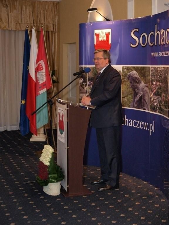 Prezydent RP Bronisław Komorowski z wizytą w Sochaczewie