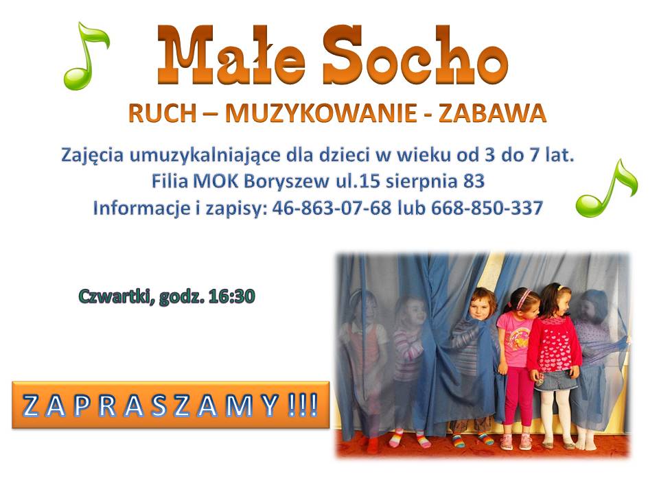 ZAJĘCIA UMUZYKALNIAJĄCE DLA DZIECI od 3 do 7 lat