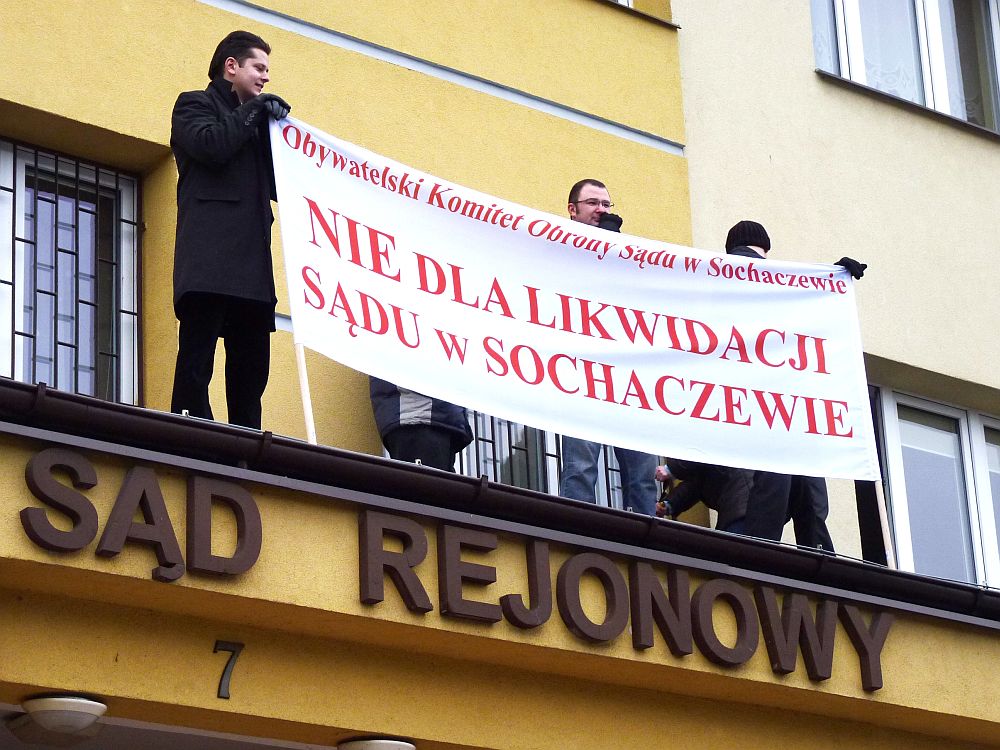 Bronimy Sądu Rejonowego - pikieta w Warszawie