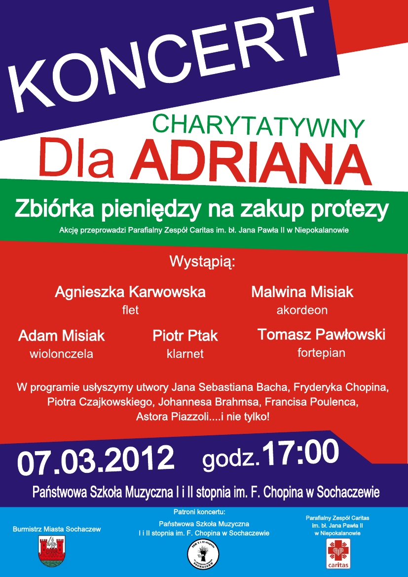 Wszyscy pomóżmy Adrianowi