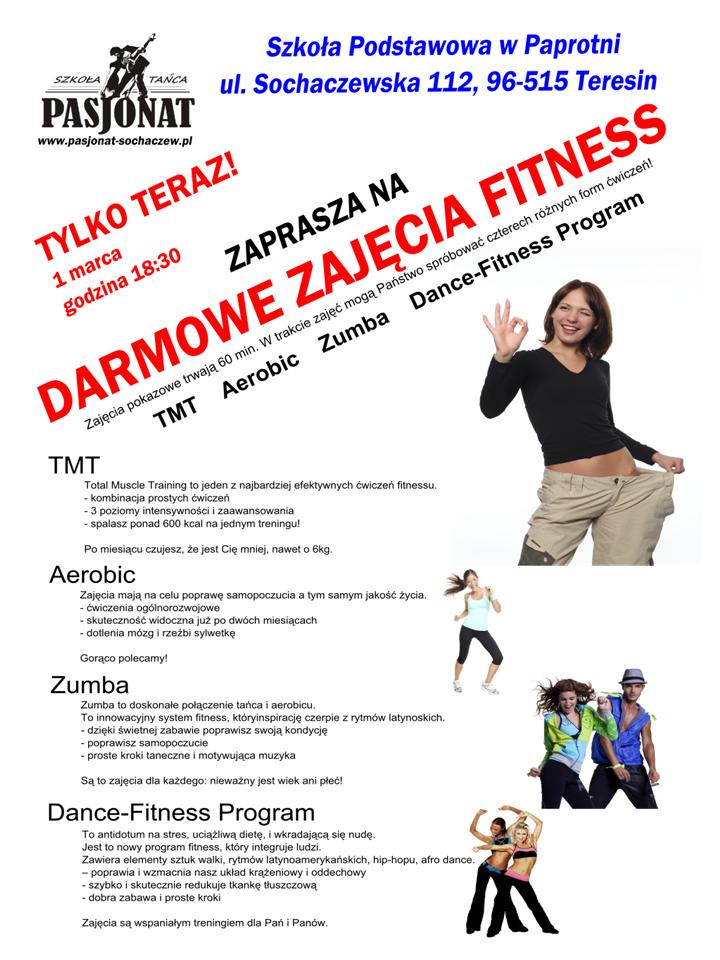 Paprotnia - zaproszenie na bezpłatne zajęcia pokazowe