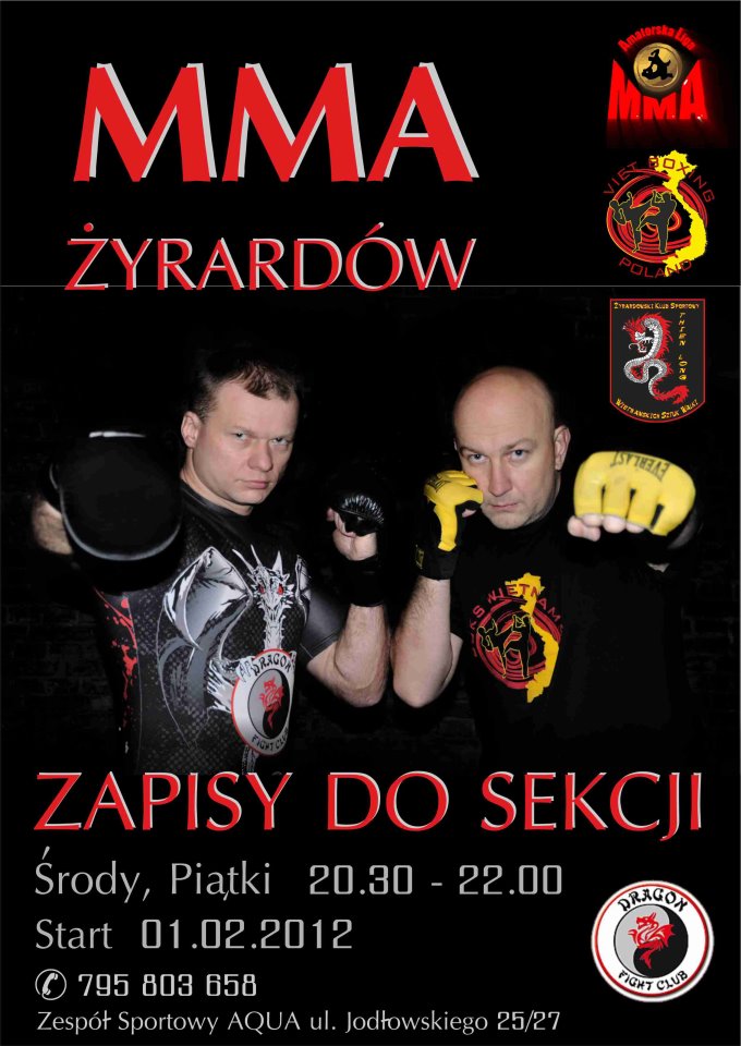 Sekcja MMA w Żyrardowie