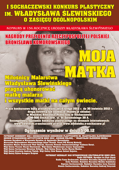 Moja Matka – konkurs plastyczny im. Władysława Ślewińskiego
