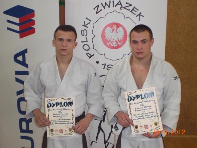 Konrad i Patryk tuż za podium na Pucharze Polski Juniorów w Judo