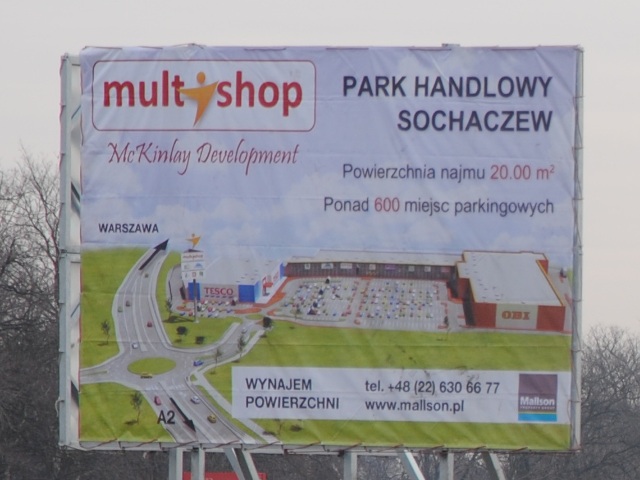 Rondo dwupasmowe i Multishop w Sochaczewie