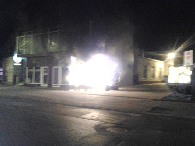 Pożar pawilonu na Żeromskiego w Sochaczewie