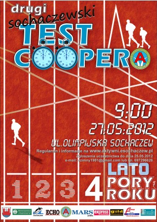 Sochaczewski Test Coopera 2012 - zaproszenie