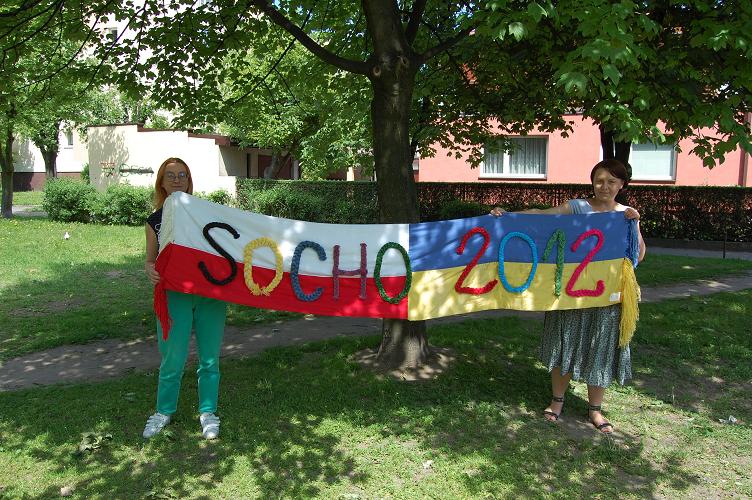 SOCHO 2012 - fontanna nagród i Mazurek Kibica