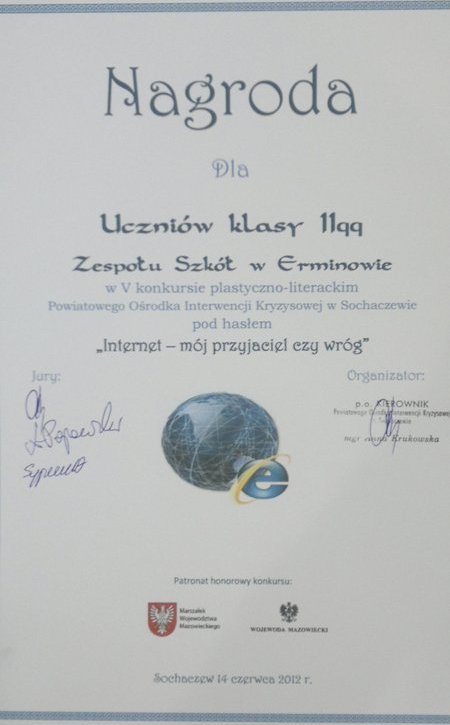 Kolejny sukces uczniów naszej szkoły!