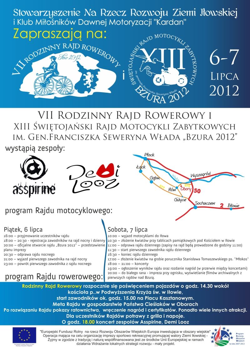 Zaproszenie na Rajdy - 30.06.2012