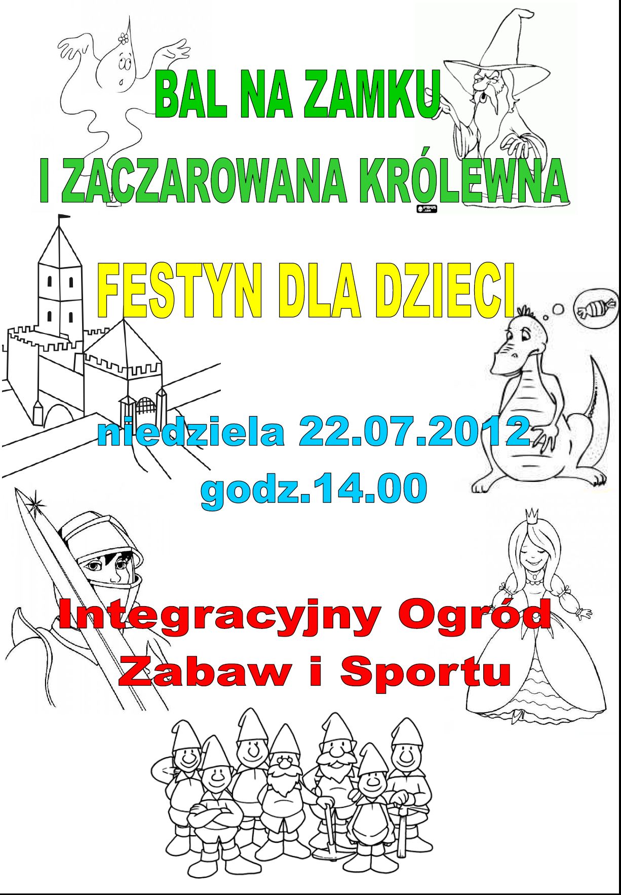 Zapraszamy na wakacyjny festyn dla dzieci