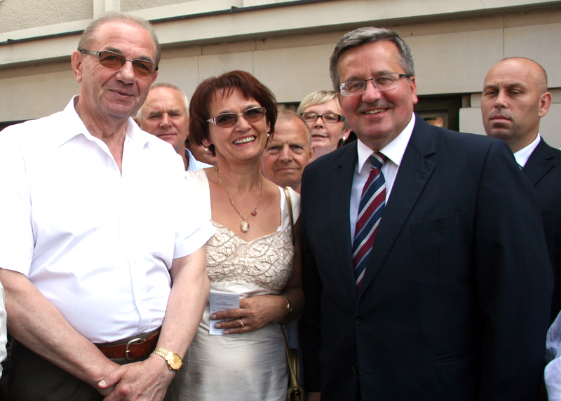 Prezydent Komorowski w Niepokalanowie