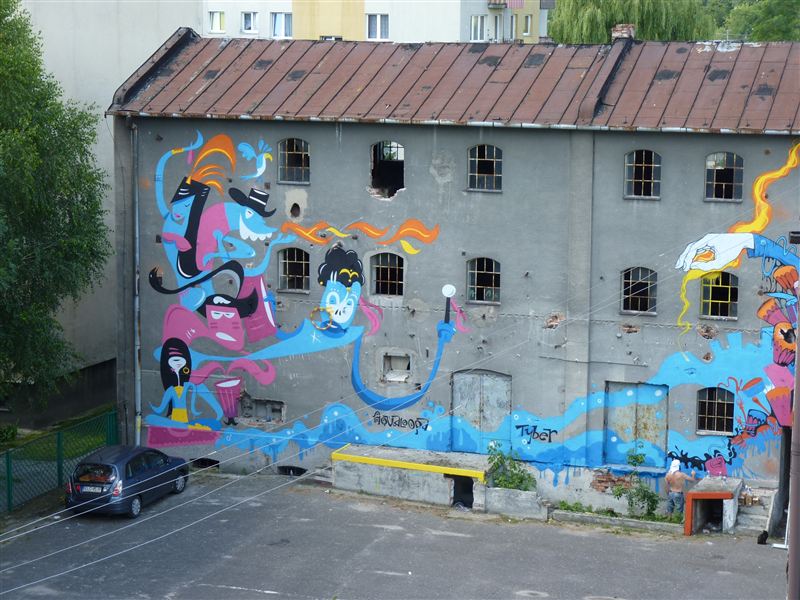 Mural nabrał kształtu