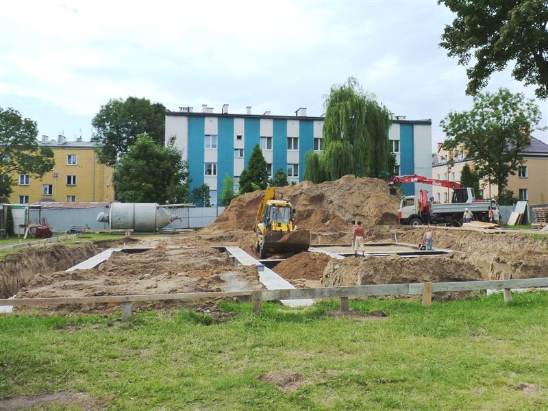 Fundamenty żłobka już gotowe