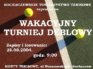 Wakacyjny Turniej Deblowy