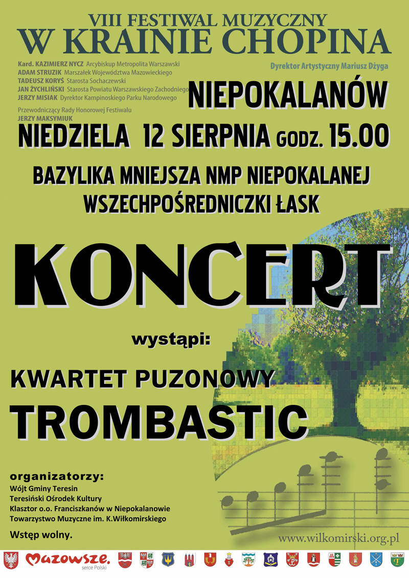 Koncert puzonowy w Niepokalanowie