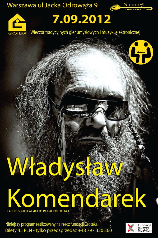 Władysław Komendarek w klubie Miotła Jungle Room