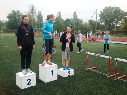 Srebro Anety na zawodach Międzypowiatowych.