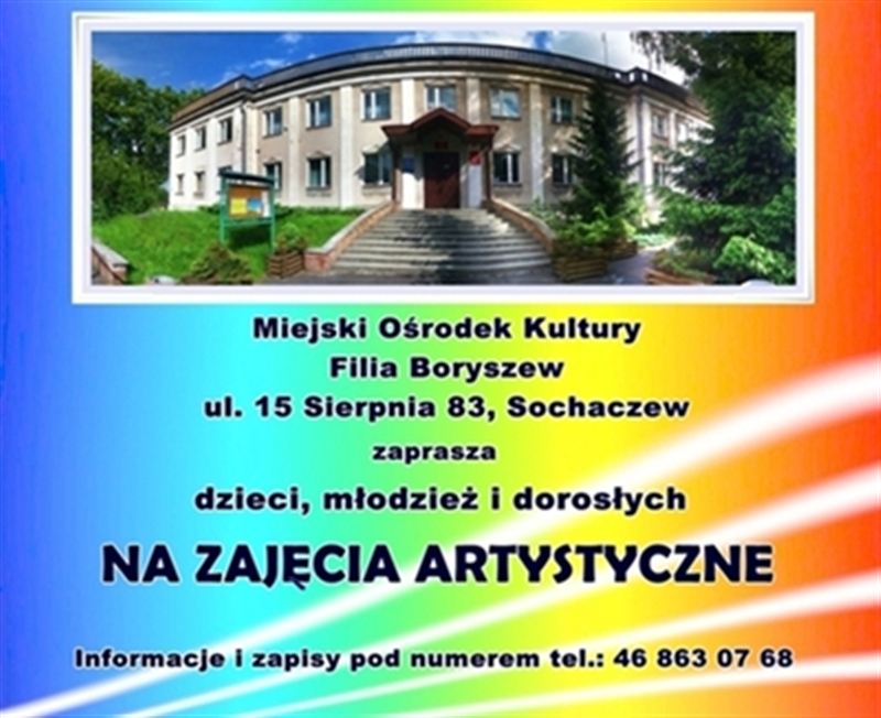 Zapraszamy na zajęcia artystyczne