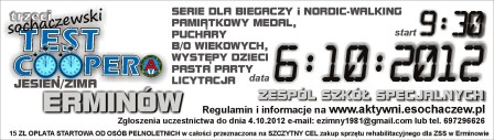 Serie startowe i niezbędne informacje - Sochaczewski Test Coopera
