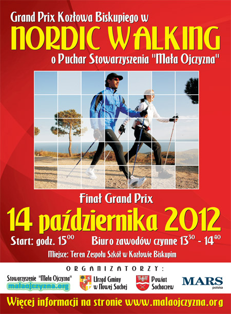 GRAND PRIX KOZŁOWA BISKUPIEGO W NORDIC WALKING - 08.10.2012