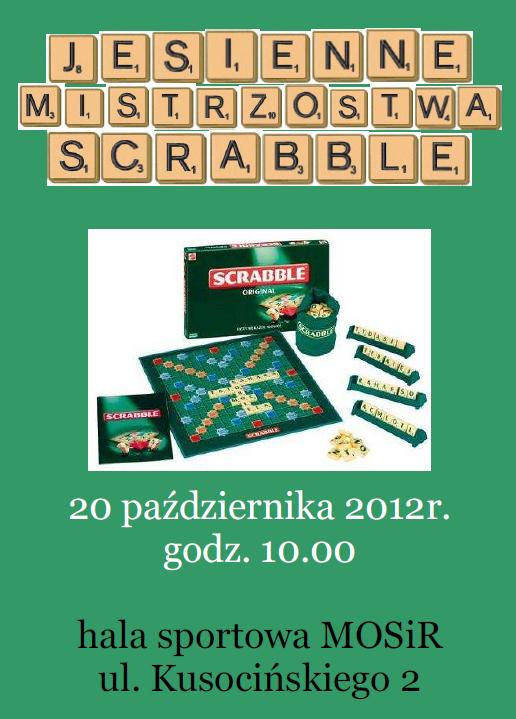 Ty też możesz zostać Mistrzem Scrabble!