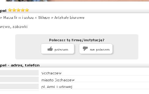Ranking usług i firm na e-Sochaczew.pl