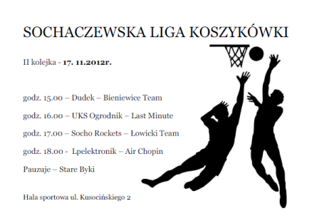 Zapraszamy na II kolejkę SLK