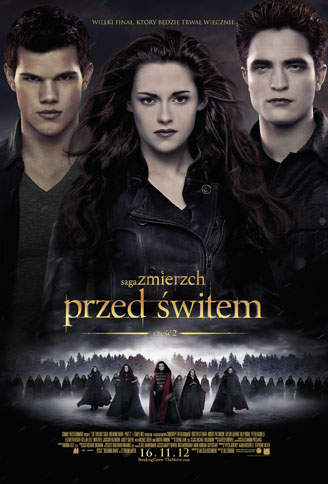 Premiera w Kinie MAZOWSZE i w całym kraju: Saga Zmierzch: Przed Świtem cz.2