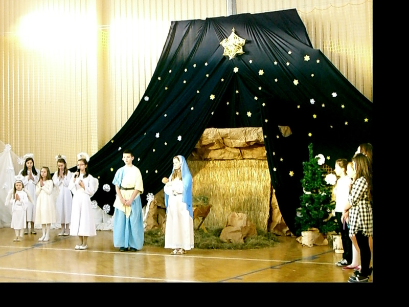 Jasełka i szkolna Wigilia - 21.12.2012