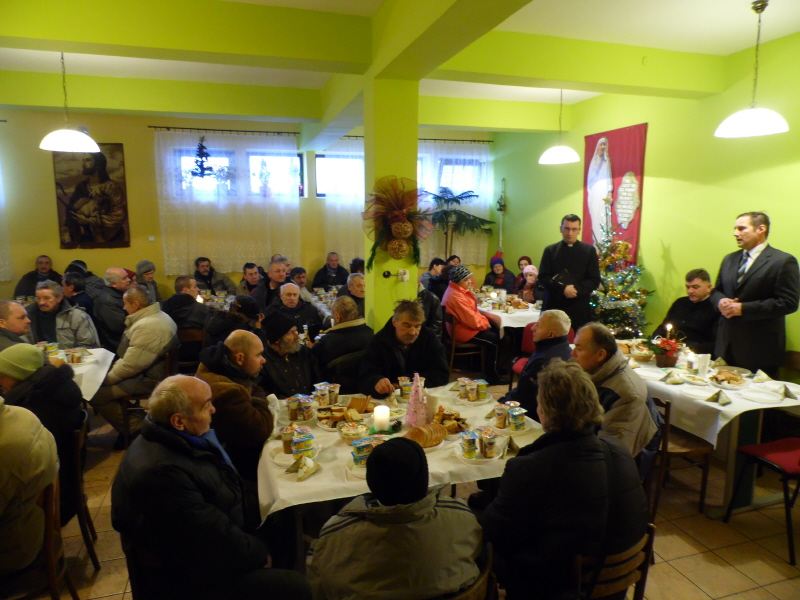 Wigilia dla bezdomnych i potrzebujących
