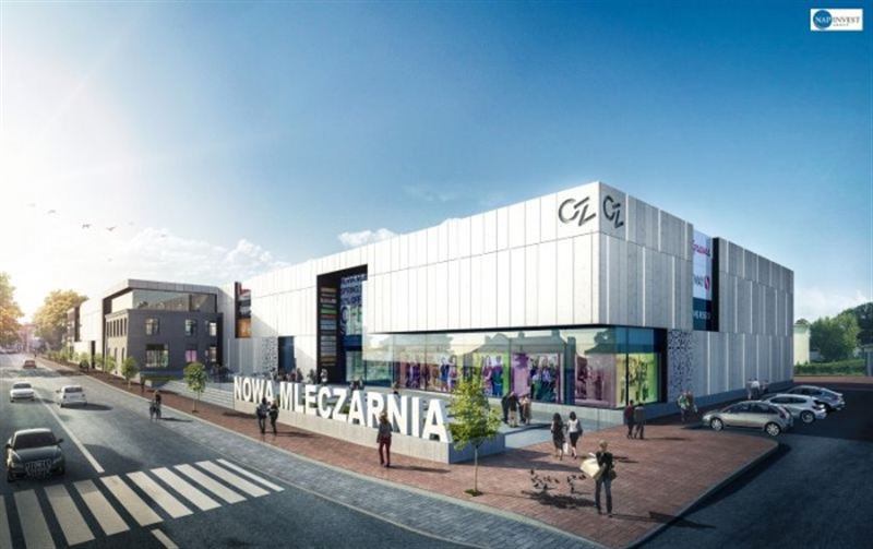 Centrum Zakupów Nowa Mleczarnia: budowa jesienią 2013 r