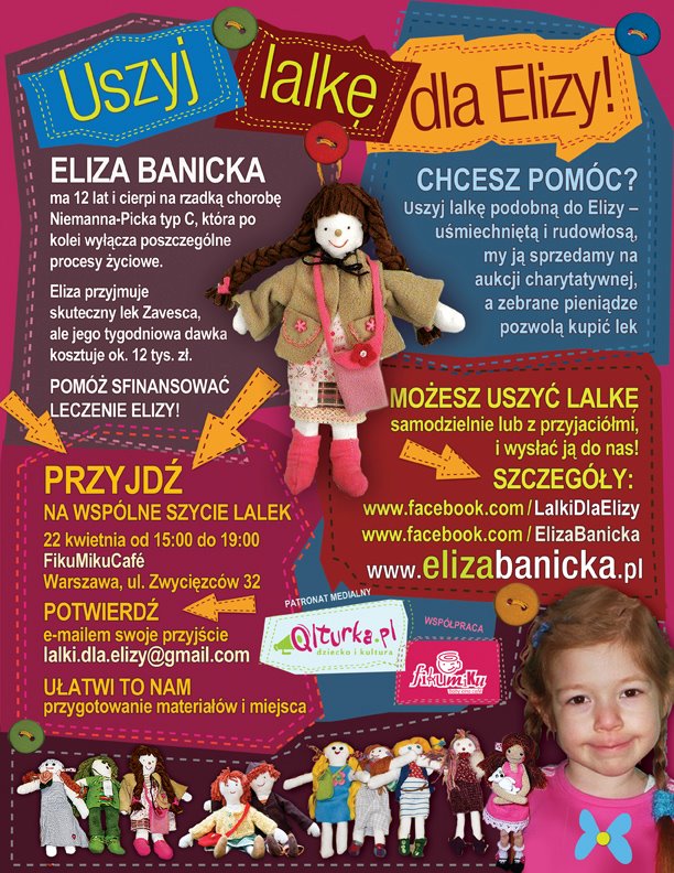 Uszyj lalkę dla Elizy