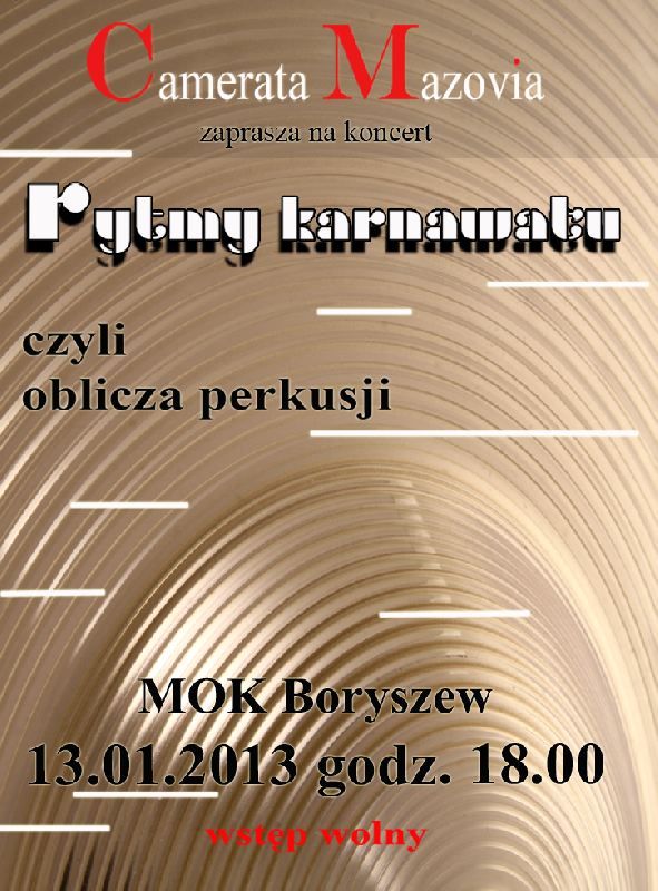 Camerata Mazovia - zapraszamy na koncert