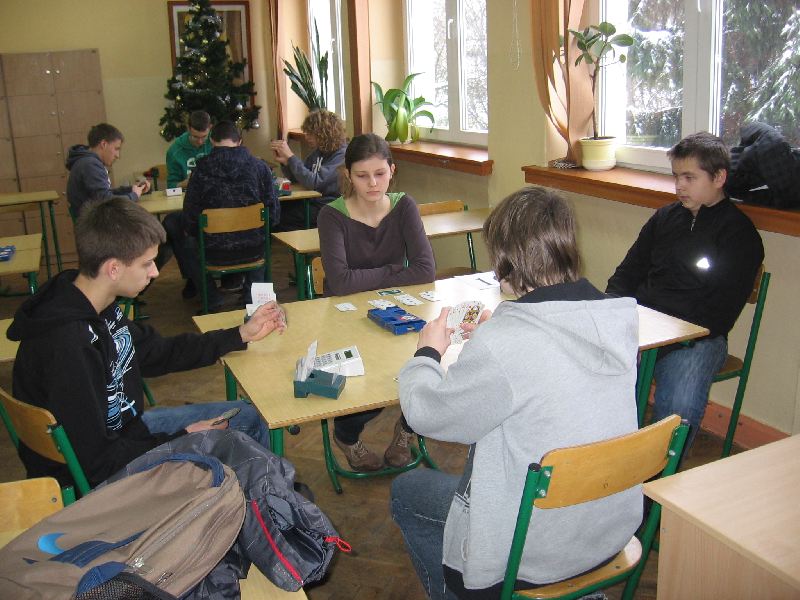 Brydż sportowy - Mazowiecka Liga Szkolna - relacja ze zjazdu