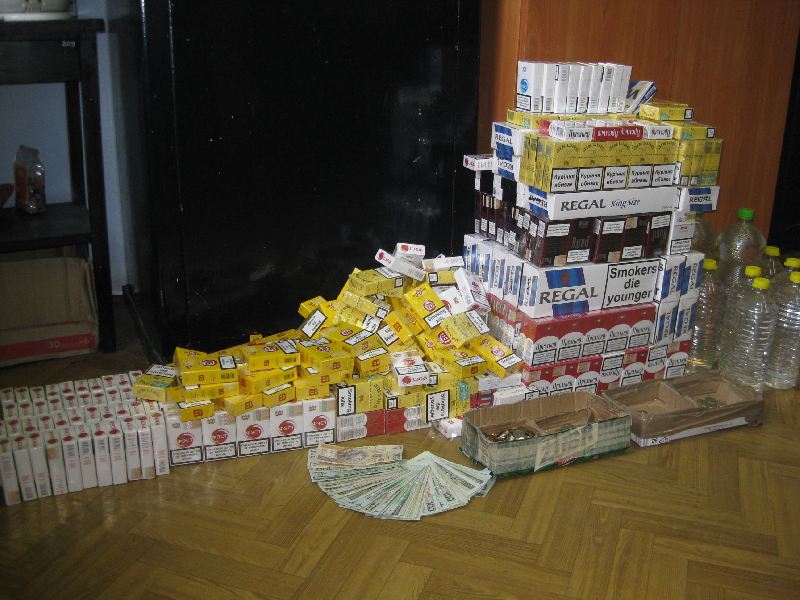 Papierosy bez polskich znaków akcyzy.