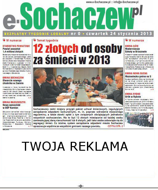 e-Sochaczew.pl na papierze – to będzie Wasza gazeta