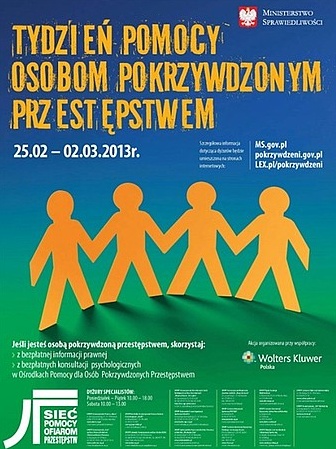 Tydzień Pomocy Osobom Pokrzywdzonym Przestępstwem 25.02. - 02.03.2013 roku