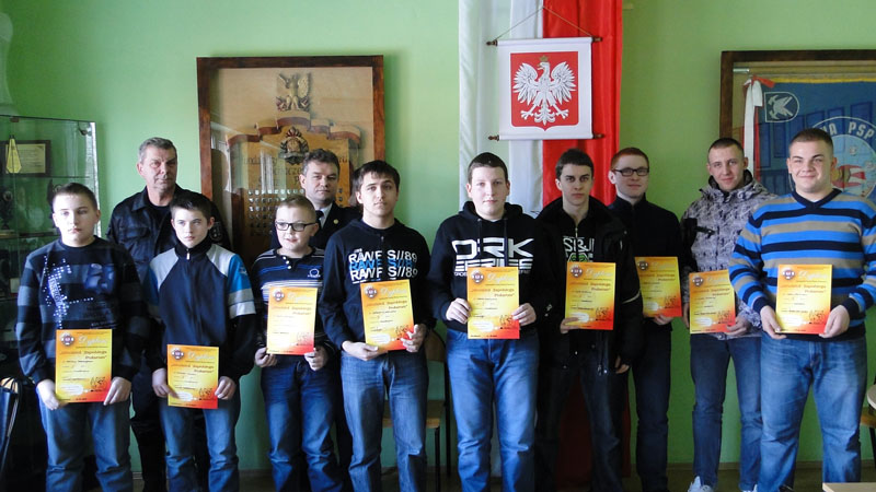 Młodzież zapobiega pożarom - turniej