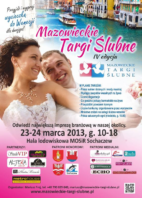 Mazowieckie Targi Ślubne 2013 – 23-24 marca
