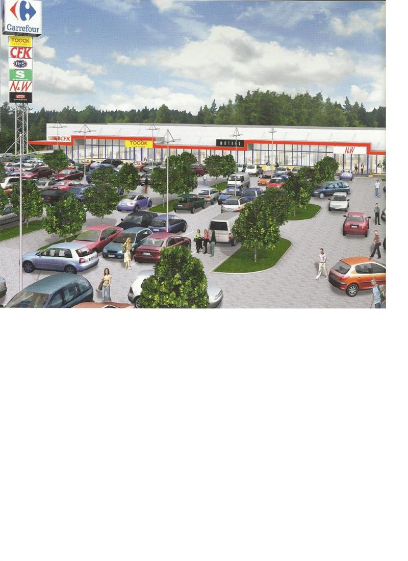 Sonata Park z KFC obok Carrefoura