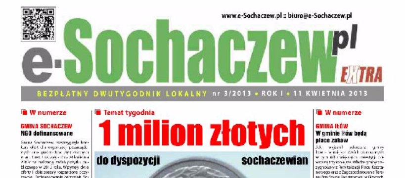 Już jest – 3 numer gazety „e-Sochaczew.pl extra”