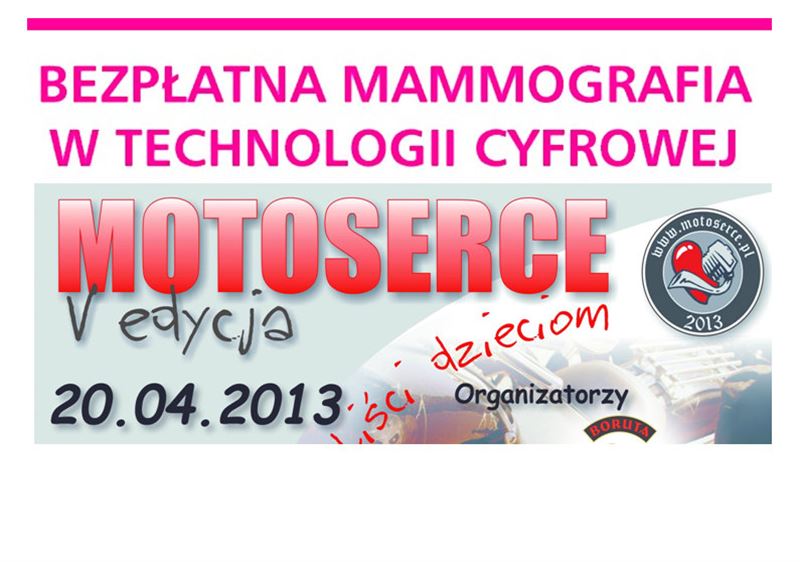 Mammografia na MOTOSERCU 2013